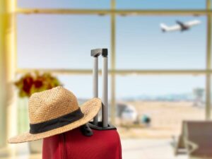 valigia in aeroporto
