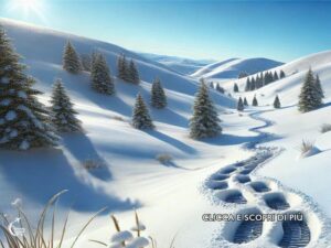trekking neve impronte neve+