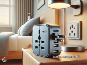 adattatore universale da viaggio presa elettrica