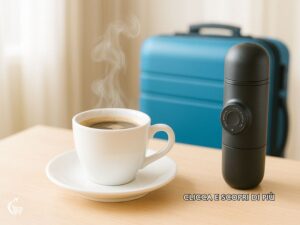 macchina caffè espresso portatile da viaggio cialde nespresso
