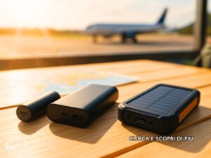 power bank da viaggio compatta solare