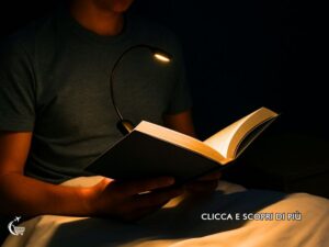 lampada da lettura da viaggio